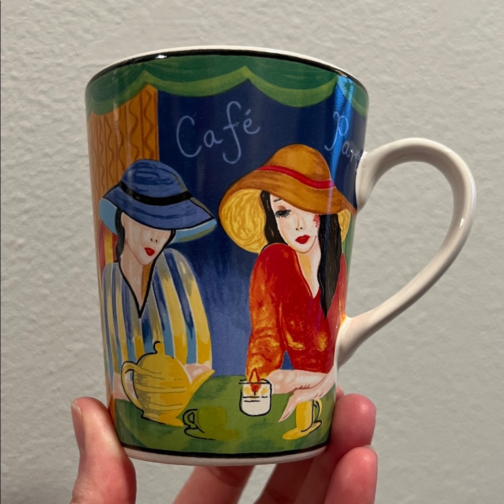 FURIO brand Colorful Café Paris Mug, Furio Café 4914-29